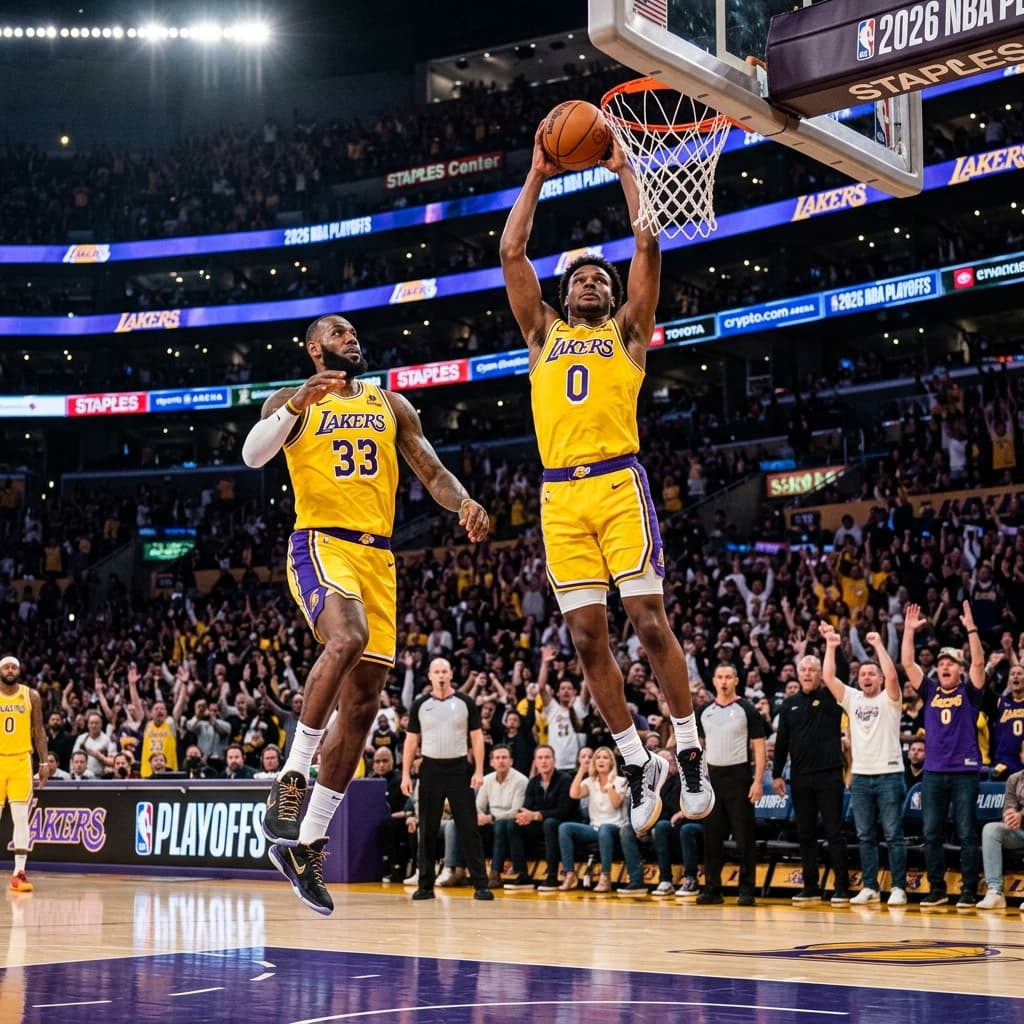 History in Motion: The First Father-Son Assist in NBA Playoff History