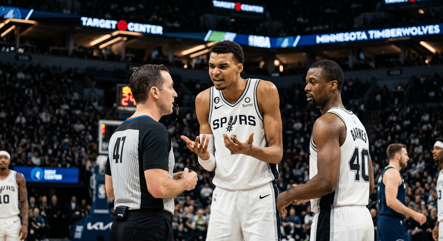"What Does That Mean?": Wembanyama Ejected in Game 4 as Wolves Tie Series
