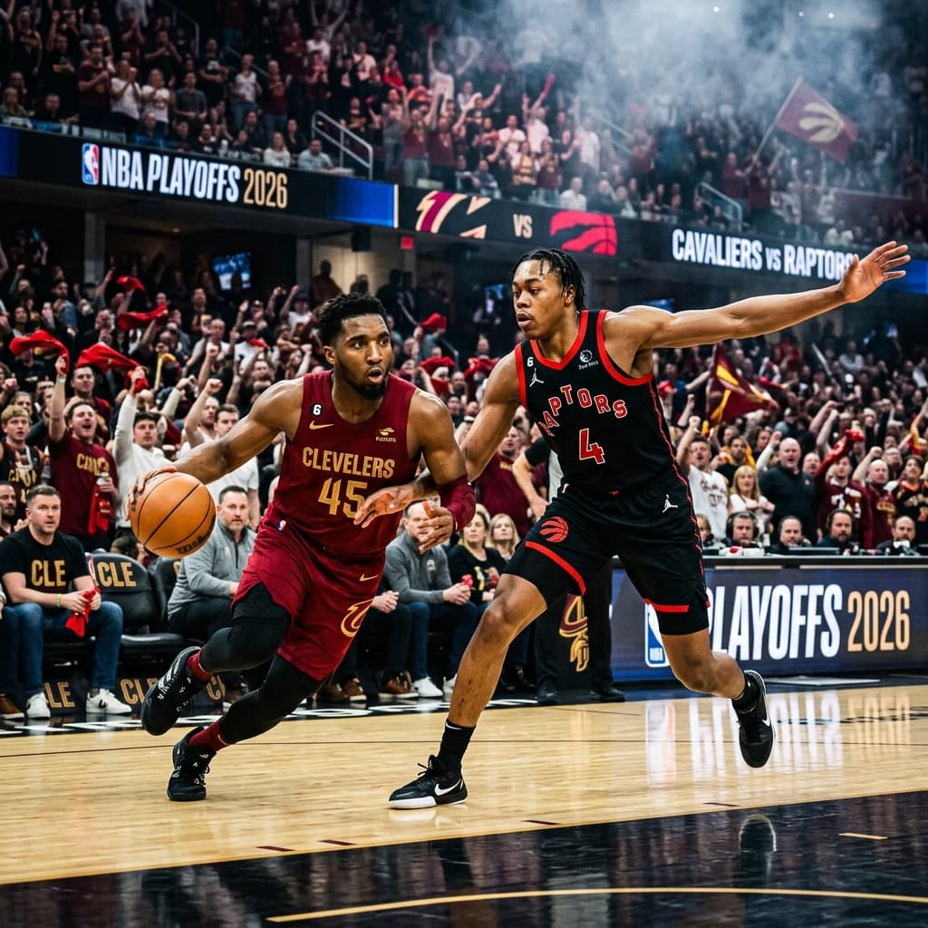Mitchell Sets NBA Record in Cavs Game 1 Win: Cleveland Demolishes Raptors 126-113
