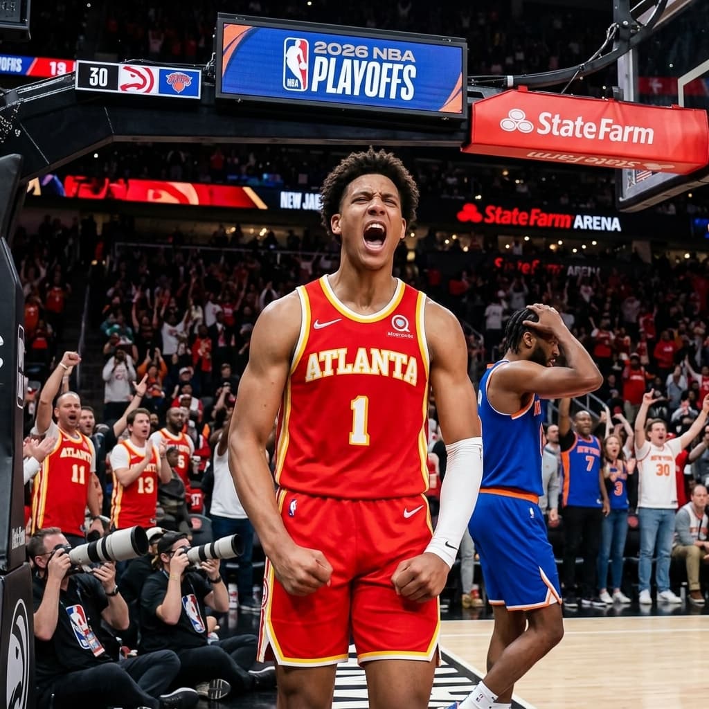 Hawks Edge Knicks 109-108 in Thriller: Atlanta Takes 2-1 Series Lead - 2026 NBA Playoffs