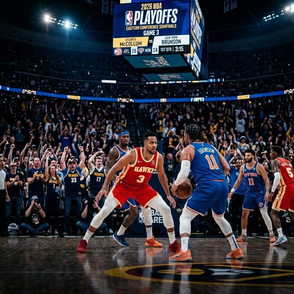 Hawks Host Knicks in Pivotal Game 3 at State Farm Arena - 2026 NBA Playoffs Preview