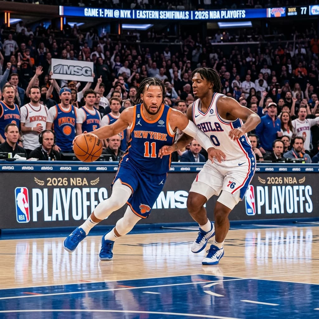 Knicks vs. 76ers Round 2 Preview: Battle for the East Begins at MSG