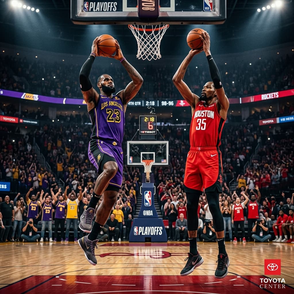 Lakers Beat Rockets 107-98 in Injury-Marred Game 1: 2026 NBA Playoffs Recap & Prop Analysis