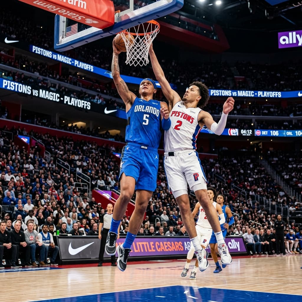 Magic One Win Away: Bane and Banchero Lead Orlando to 3-1 Lead over Pistons