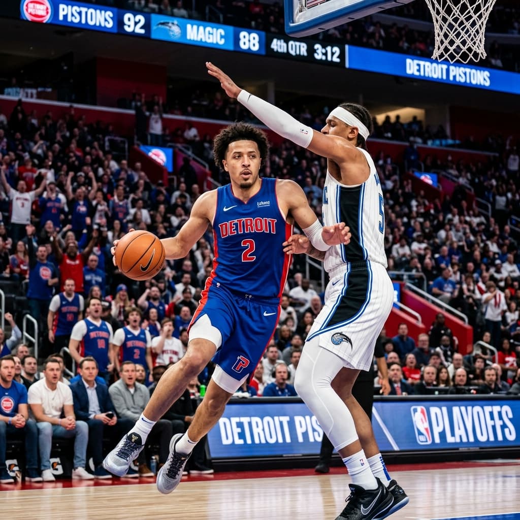 Cade Cunningham's Historic 45 staves off Magic in Game 5