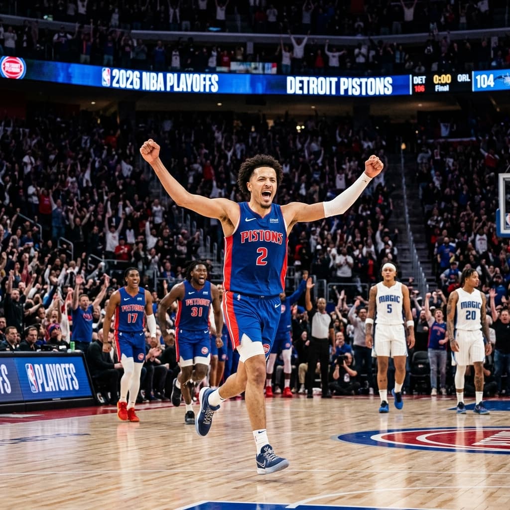 Pistons Erase 24-Point Deficit to Stun Magic in Game 6