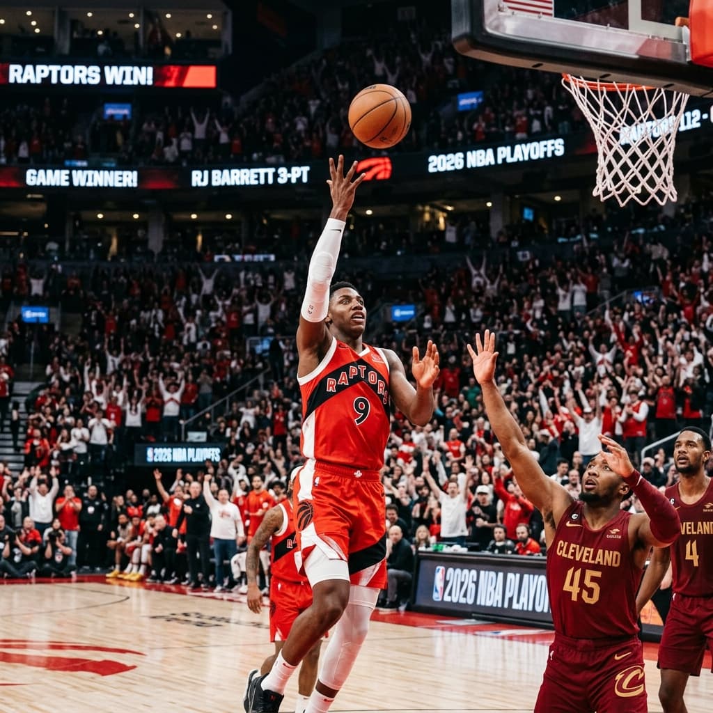 RJ Barrett's OT Dagger Forces Game 7 for Raptors