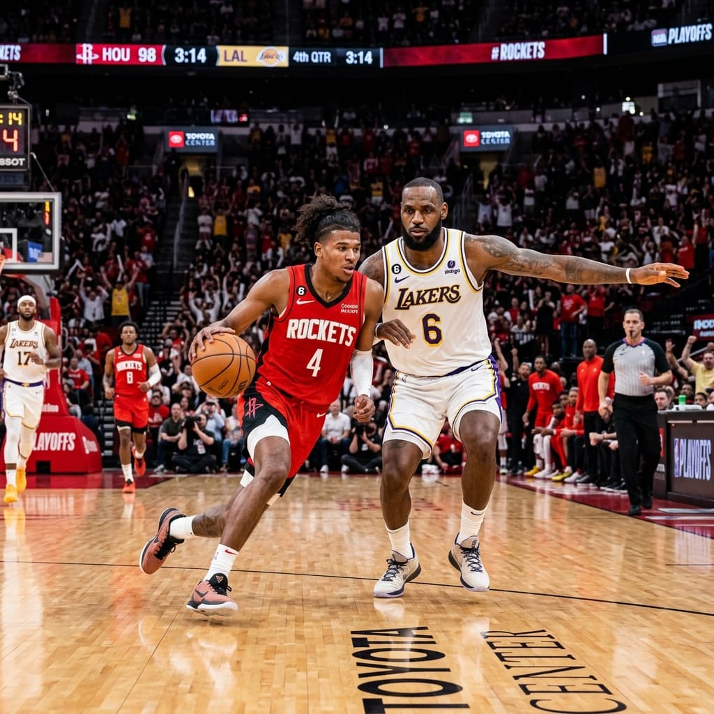 Rockets Refuse to Exit: Thompson and Eason Spark 115-96 Rout of Lakers - Game 4 Recap