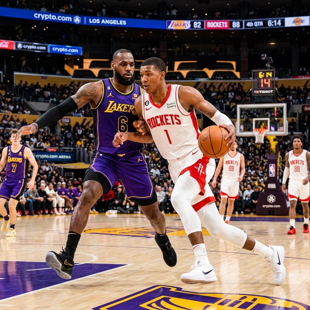 Rockets Gritty Defense Stifles Lakers, Extends Series to Game 6