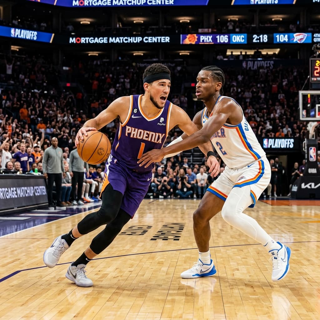 Suns Facing the Broom: Can Booker and Phoenix Avoid the Sweep vs. Thunder? - Game 4 Preview
