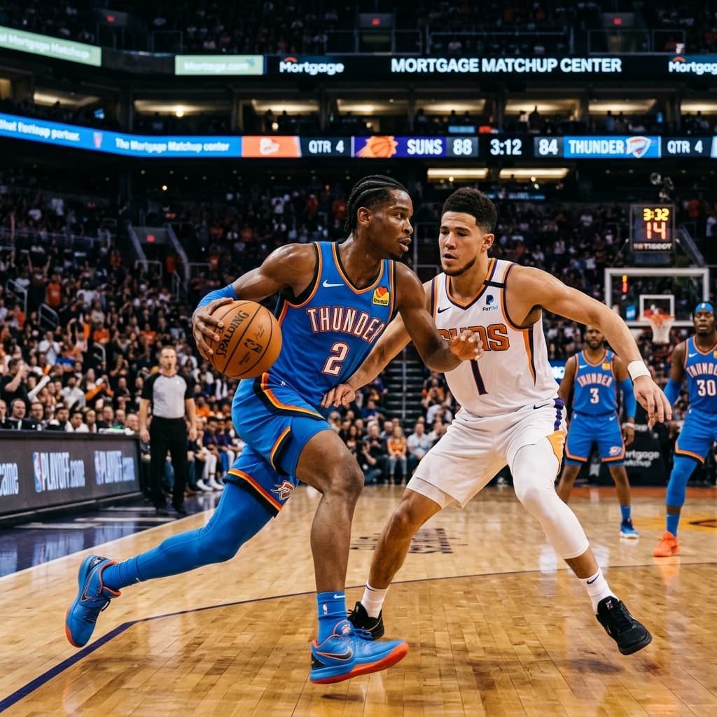 Suns Swept: SGA and Thunder Complete Dominant 4-0 Series Rout