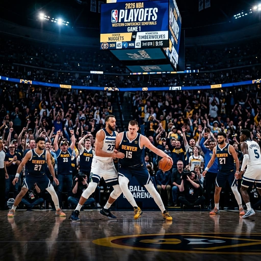 Edwards vs. Jokic Round 3: Target Center Hosts Game 3 - 2026 NBA Playoffs Preview