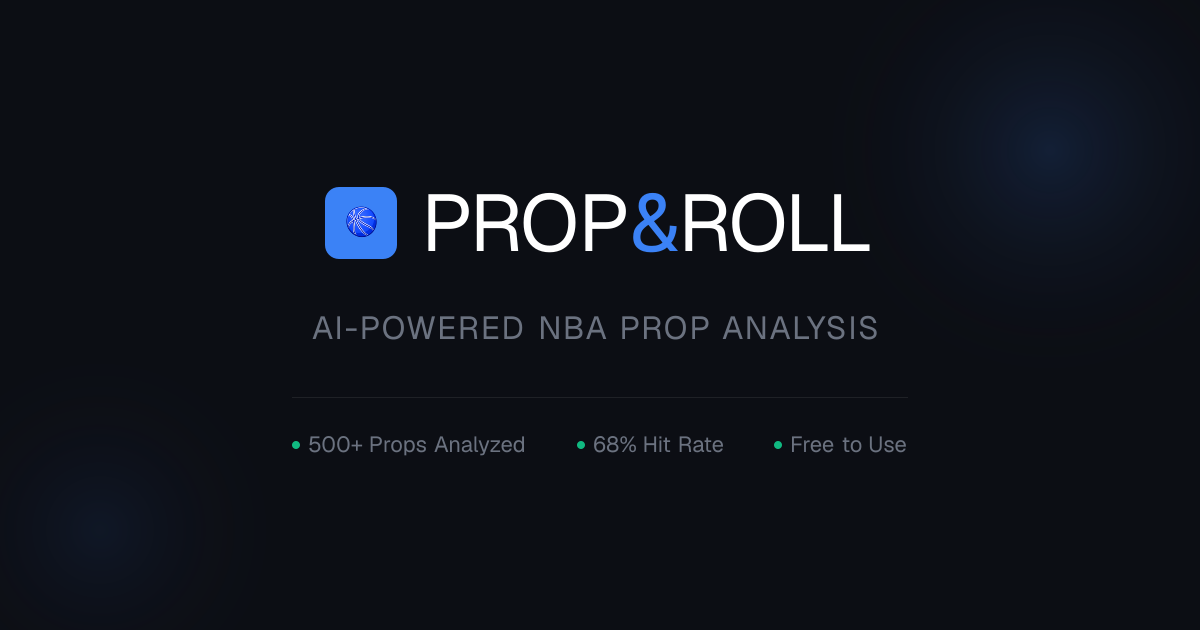 Prop&Roll — NBA Prop Analysis